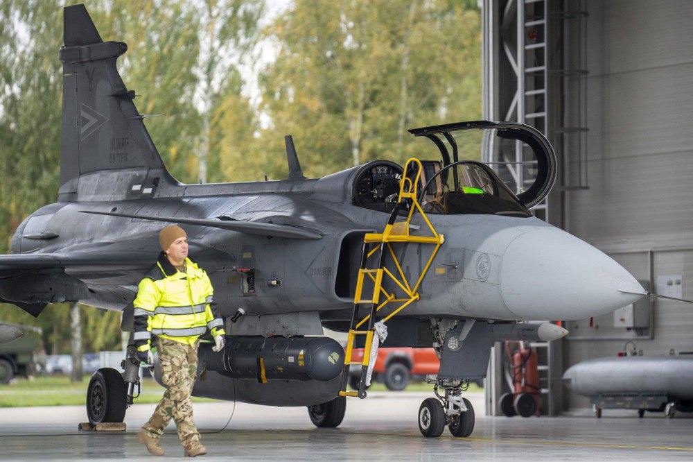 JAS-39 Gripen fighter jet