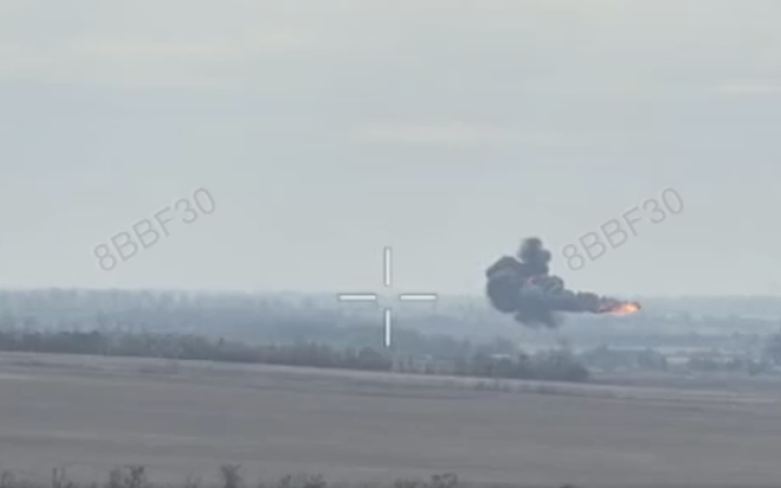 Pilots of 59th SBS Brigade destroyed Mi-8 helicopter with FPV drone (clarified)