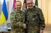 Ukrainian Commander-in-Chief Syrskyy meets with Bundeswehr Inspector General Breuer