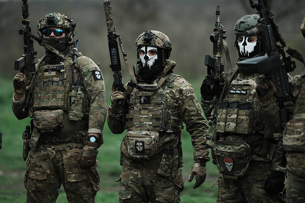 Fighters of the ‘Shaman’ Battalion, April 2023.