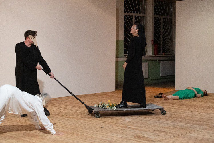 <i>Galicia</i> on the experimental stage of the Franko Theatre