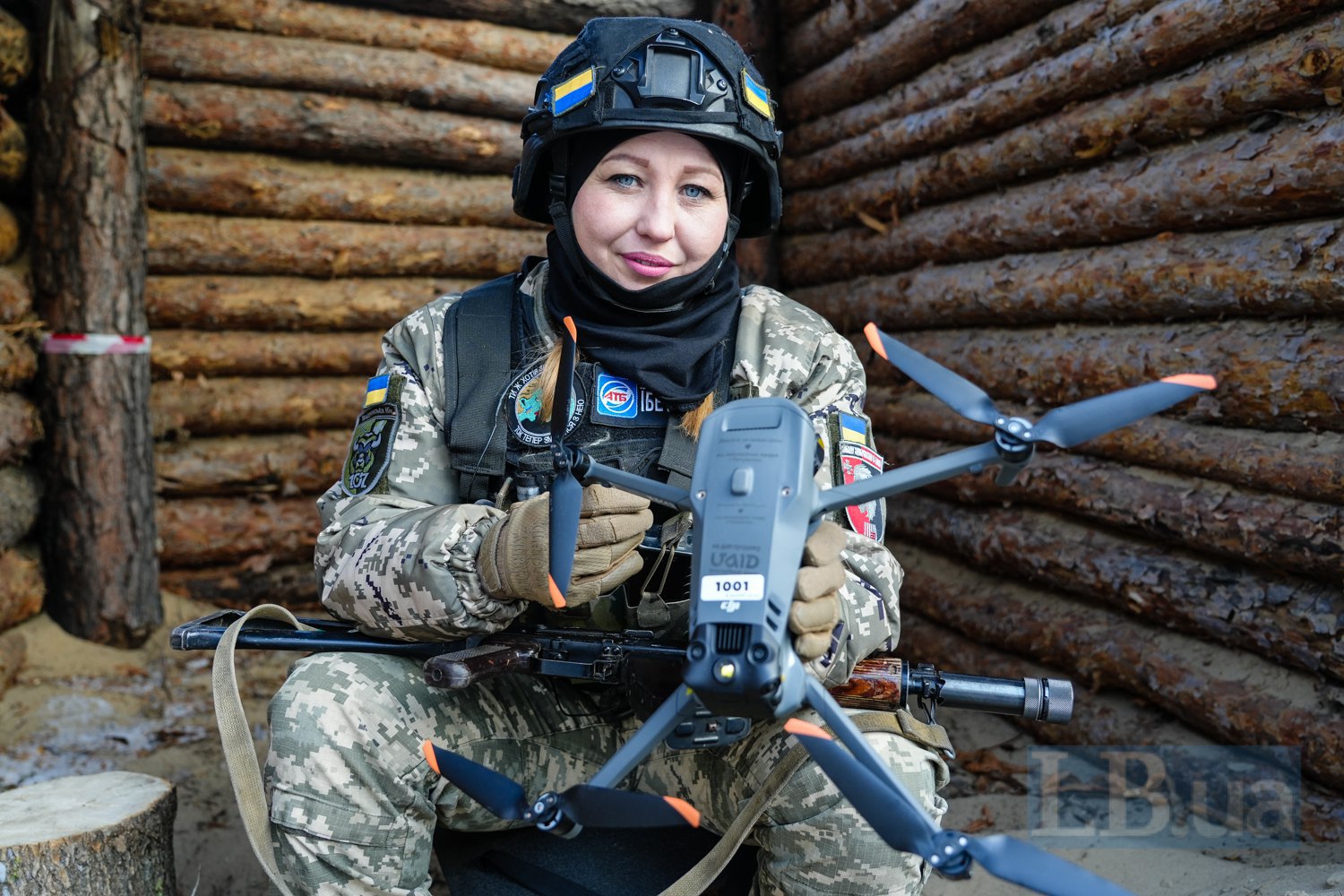 Kateryna pilots Mavik, who finds Russian infantry or equipment