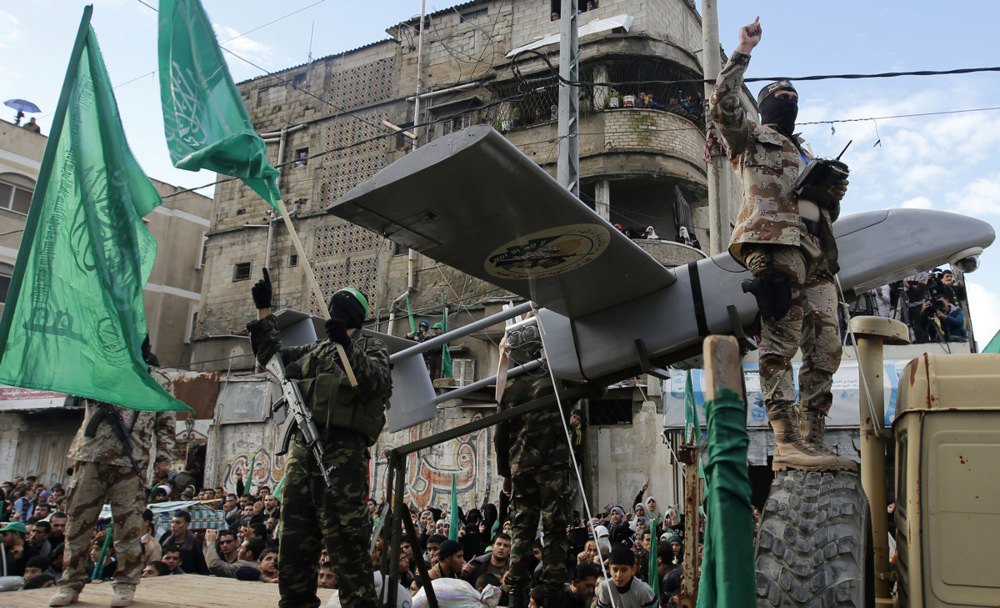 Hamas militants in Gaza
