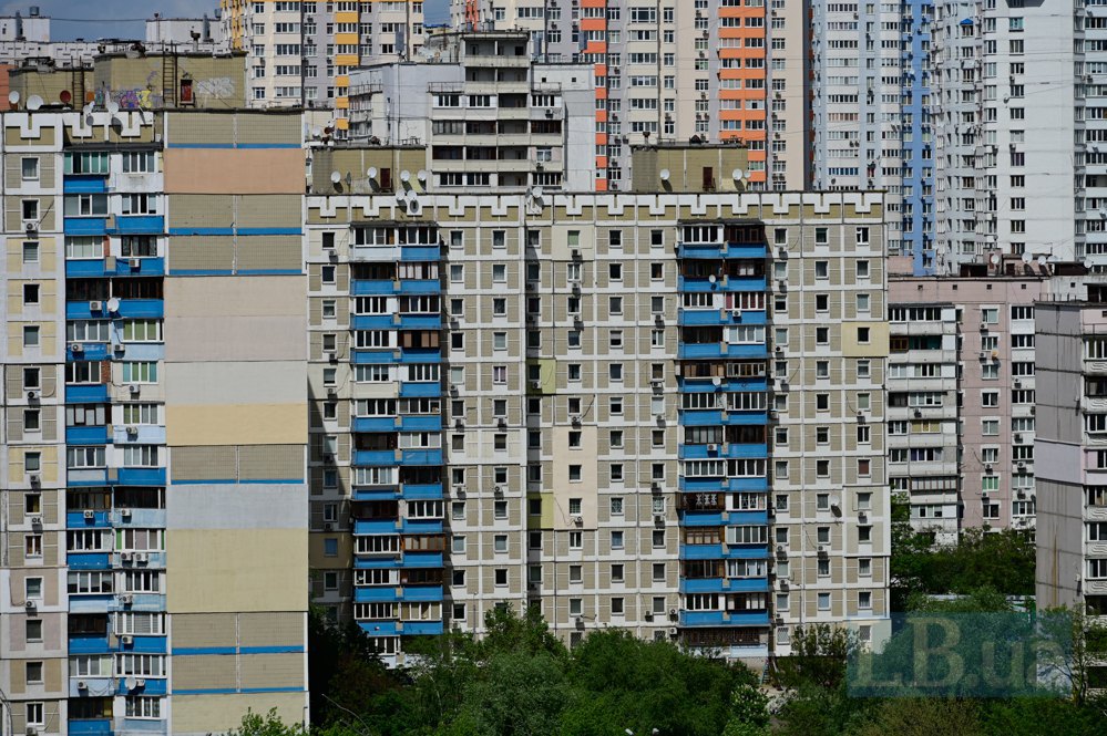 High-rise buildings in Poznyaki, Kyiv.
