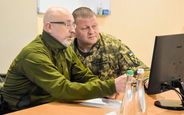 Reznikov, Zaluzhnyy talk to Austin, Milley on front-line situation