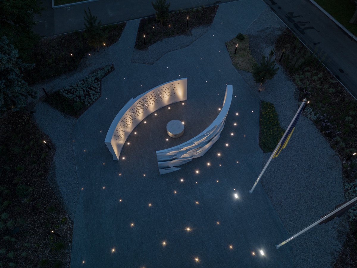  Memorial to Ukrainian military intelligence officers