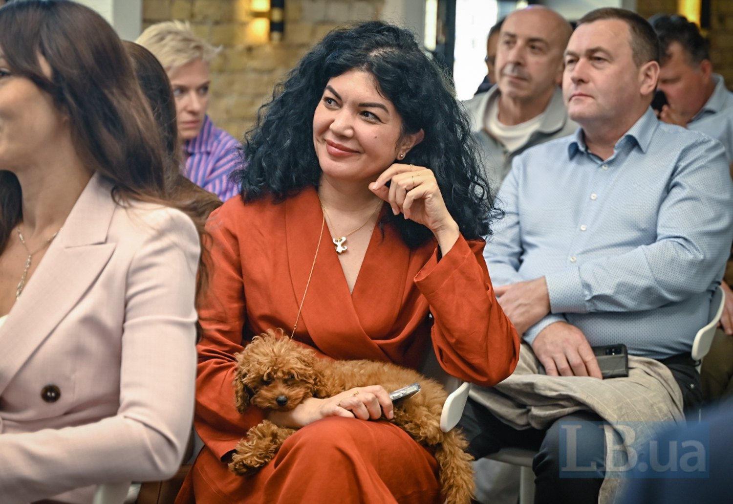 MP Tamila Tasheva, founder of Crimea SOS and former representative of the Office of the President of Ukraine in the Autonomous Republic of Crimea, with her beloved Nazly