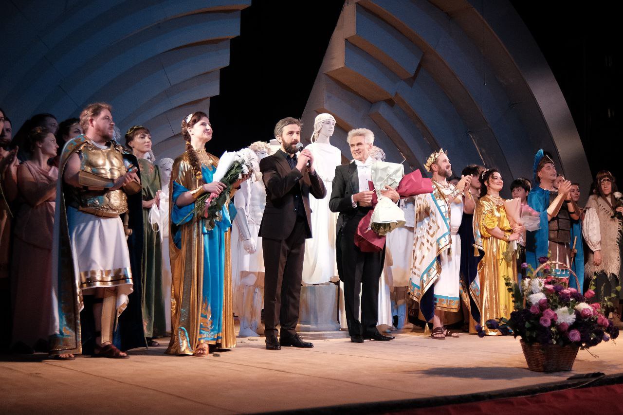 After the premiere of the opera <i>Creonte</i> at the Chernivtsi Drama Theatre on 3 October, 2025.