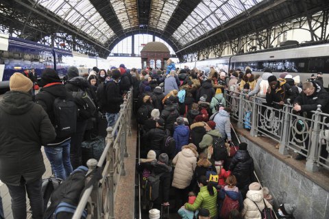 Since the beginning of the Russian invasion, Ukrzaliznytsia has transported 1.6m people to the west, 108,000 have left the count