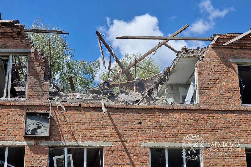 The consequences of Russian shelling