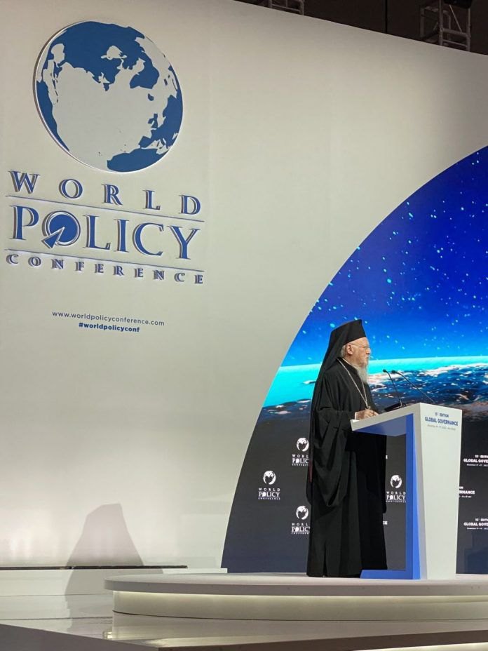 Patriarch Bartholomew's speech at the conference in Abu Dhabi