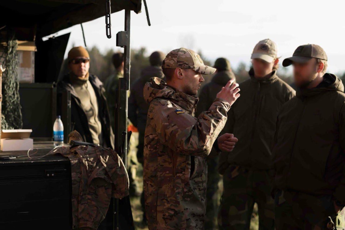 Ukrainian servicemen during the Aurora 2026 exercise in Sweden.