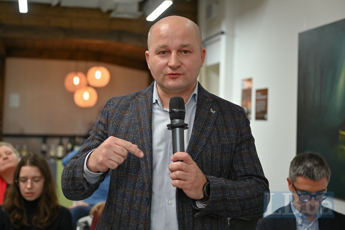 Acting rector of the State Tax University Dmytro Serebryanskyy
