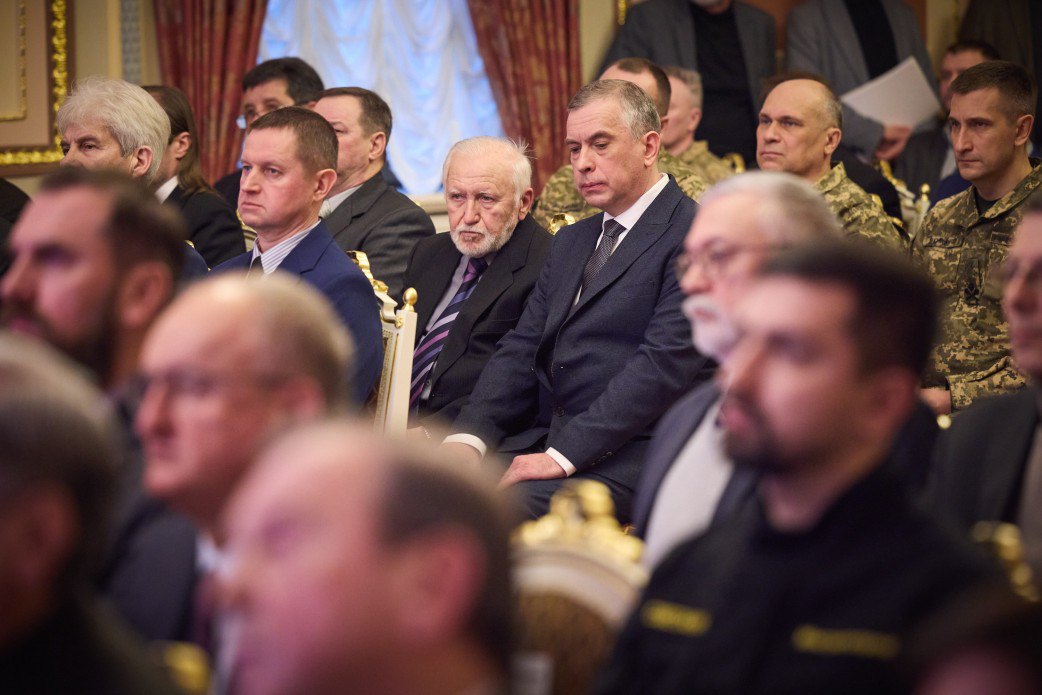 Ukrainian scientists and developers during the award ceremony