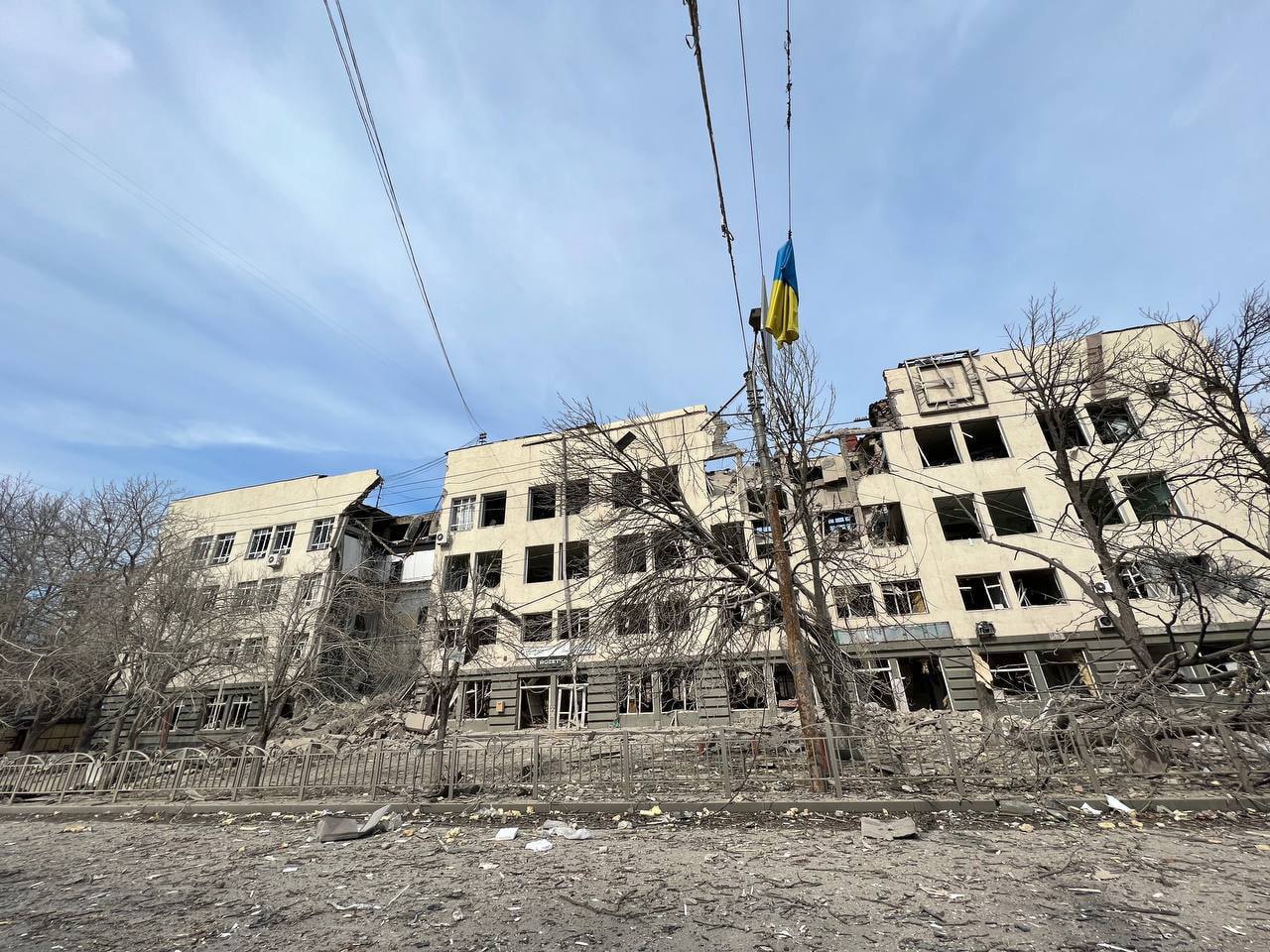 Mariupol after the shelling by the occupiers.