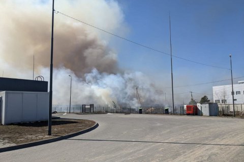 The invaders fired at Novi Petrivtsi from the volley fire system “Hail”, the gas station was on fire, - National Police