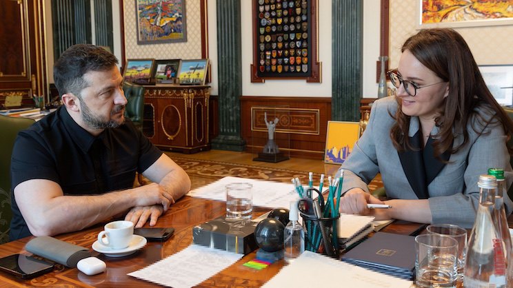 <b>Volodymyr Zelenskyy offered Yuliya Svyrydenko to head the government</b>