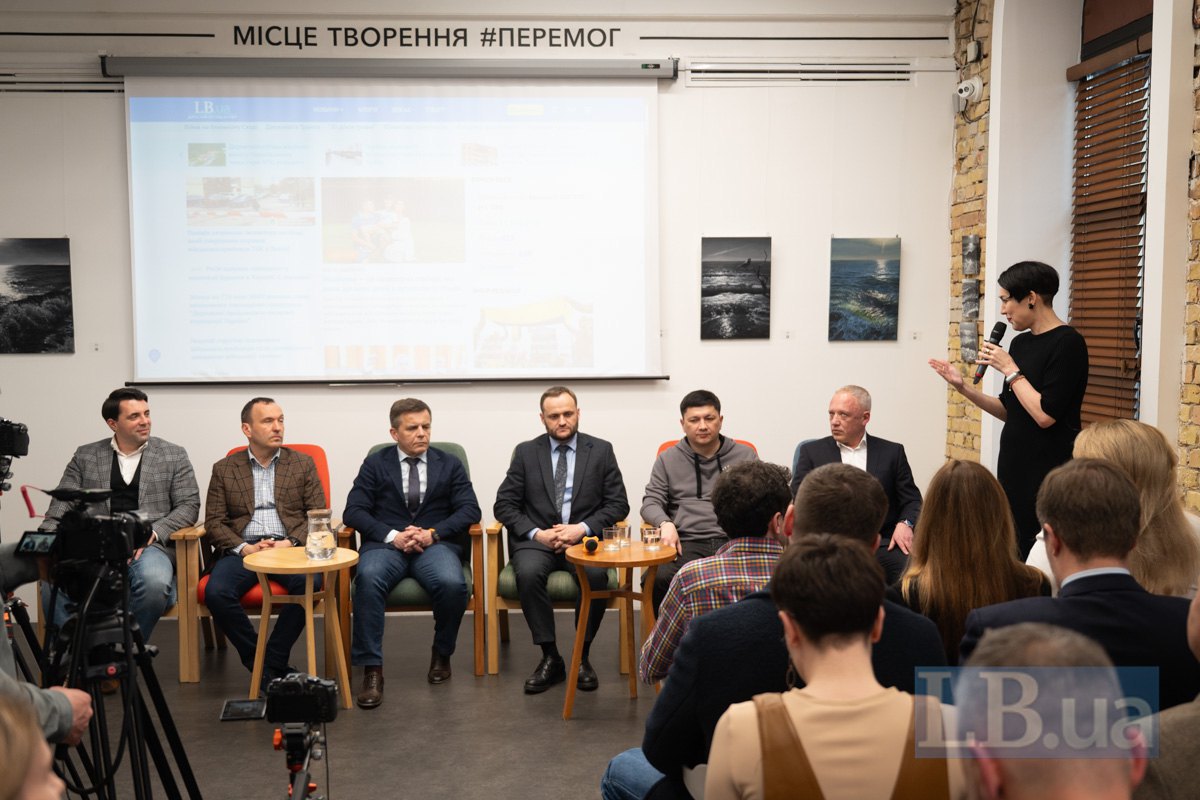 During a panel discussion