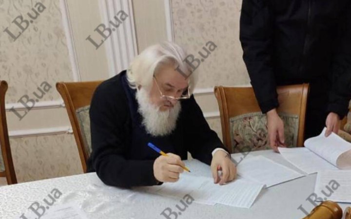 SBU serves suspicion notice to dismissed Metropolitan of Kirovohrad UOC-MP known to correspond with Kirill, justify occupation
