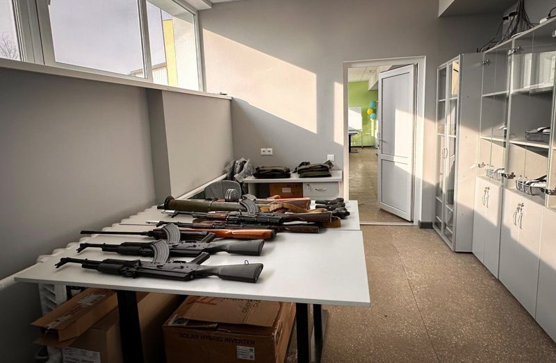 A centre where students are taught the subject ‘Defence of Ukraine’.