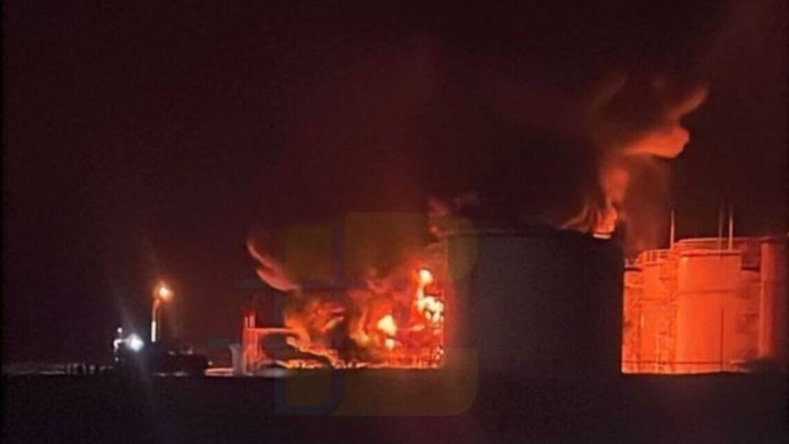  Strike on Albashneft oil depot in Krasnodar Krai, Russia, 5 February