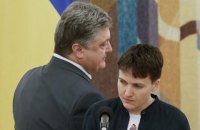 Ukrainian president disapproves of Savchenko's talks with militants