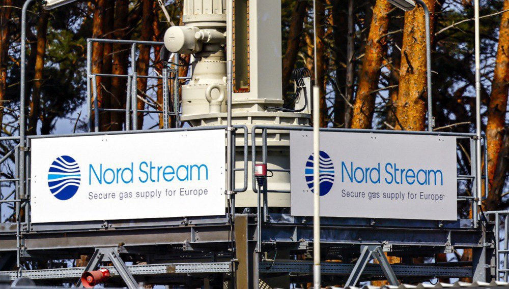 Section of the Nord Stream 2 gas pipeline in Lubmin, Germany