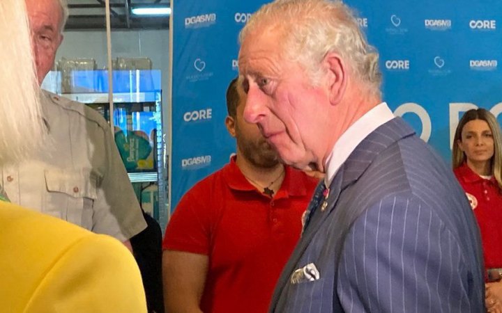 Prince Charles meets Ukrainian refugees in Romania