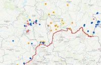 Defence Ministry publishes map of mined areas in Donbas