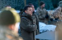 Zelenskyy says army "guarantee of diplomatic efforts" on Donbas
