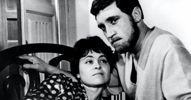 A scene from the film Brief Encounters (Kira Muratova and Vladimir Vysotsky)