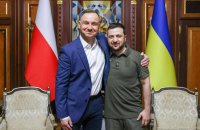 Zelenskyy to visit Poland on 5 April, Duda's office says