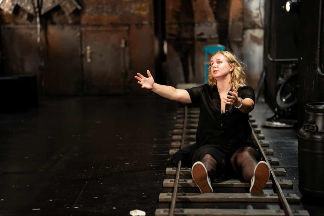 Rehearsal for the play 'Brecht. Cabaret'