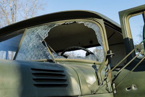 Separatists hit Ukrainian military vehicle with anti-tank missile