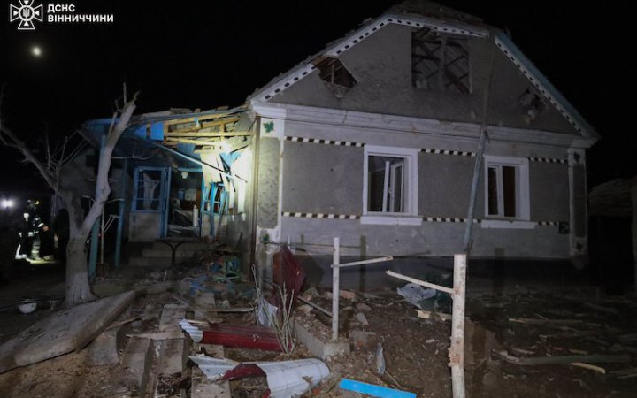 Russian drone detonates near private house in Vinnytsya Region