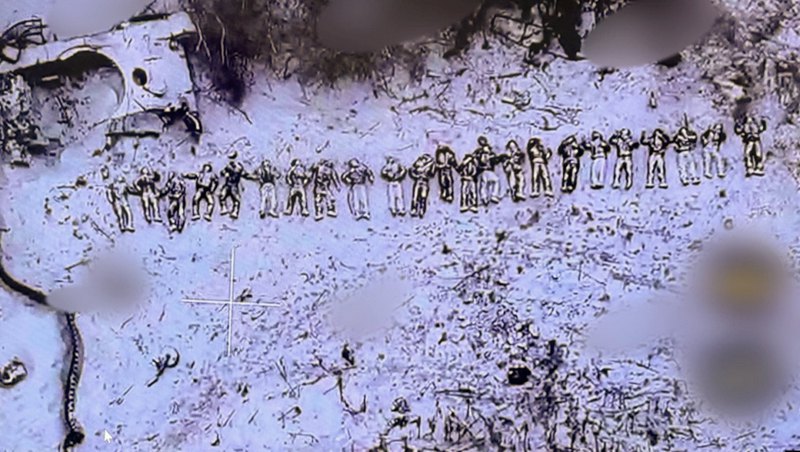 The bodies of dead Russian soldiers in the Kursk Region. According to the sources of Radio Svoboda <i>Skhemy</i> project, there are also bodies of North Korean soldiers among them. December 2024.