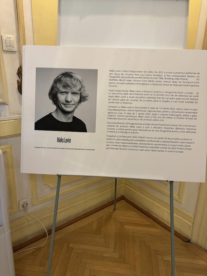 Max Levin exhibition opened at the Ukrainian Embassy in Romania