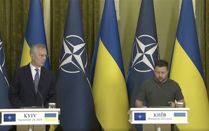NATO Secretary General Jens Stoltenberg visits Kyiv