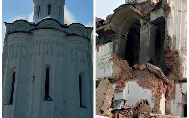 Russian troops destroyed the St. George Hermitage of the Holy Dormition Sviatohirsk Lavra, - Oleksandr Tkachenko