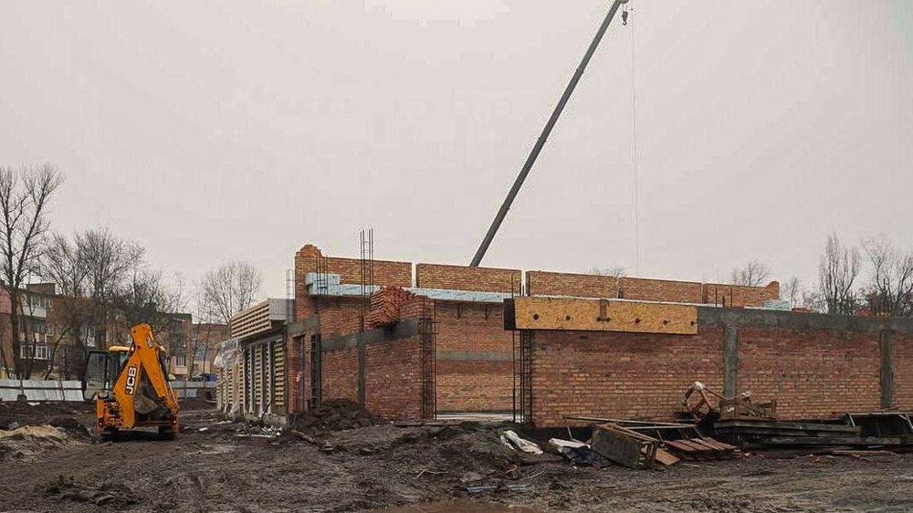  Construction of the veteran hub in Kryvyy Rih