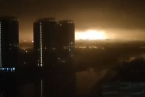 Several powerful explosions took place in Kyiv