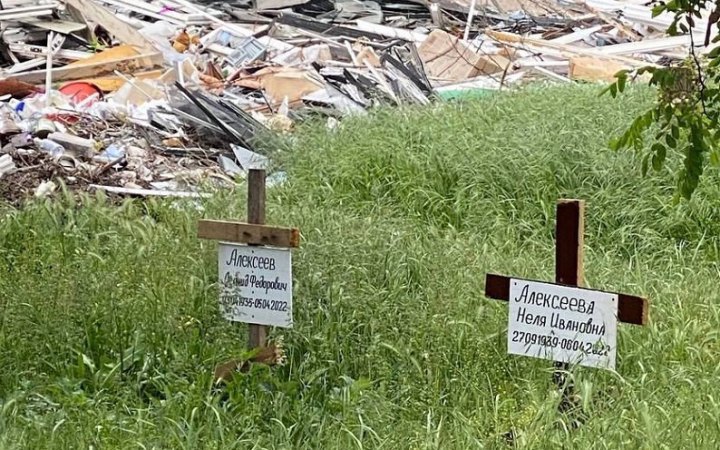 Another mass grave found in Mariupol
