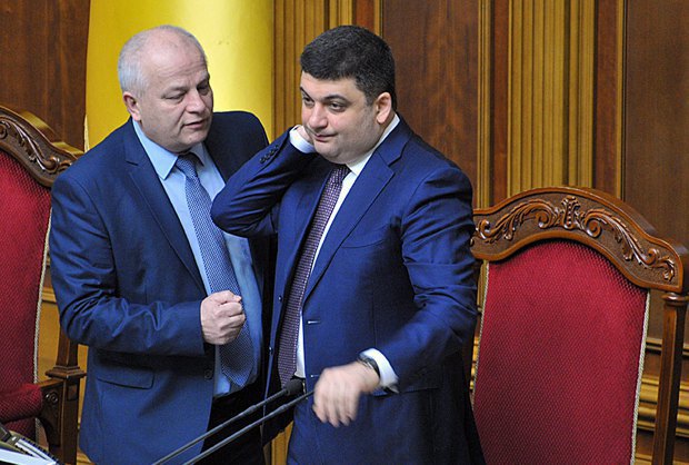 Volodymyr Groysman and Stepan Kubiv