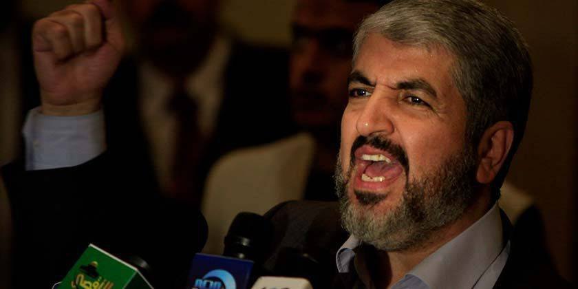 Hamas political wing leader Khaled Mashal