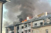 Rocket debris damages residential buildings in Lviv Region (update)