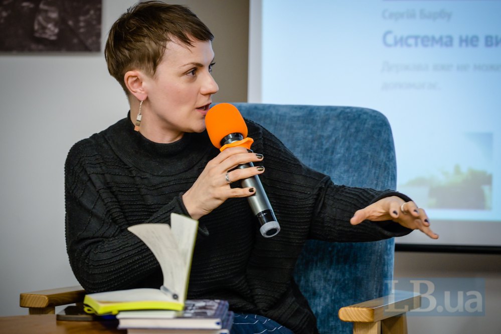 Nataliya Humenyuk, founder of the Public Interest Journalism Lab and The Reckoning Project 