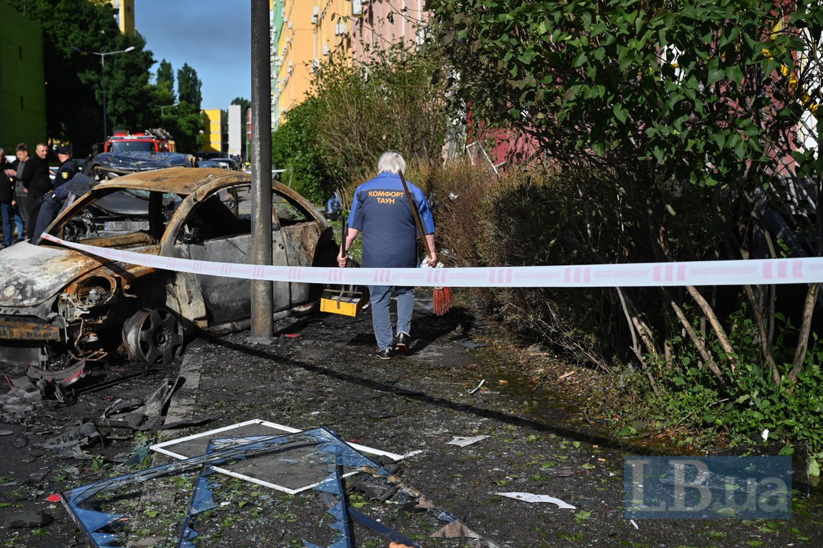 Consequences of the attack on Kyiv in the Dniprovskyy district