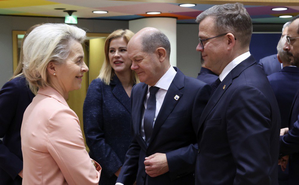 During a meeting of the European Council in Brussels, 14 December 2023 