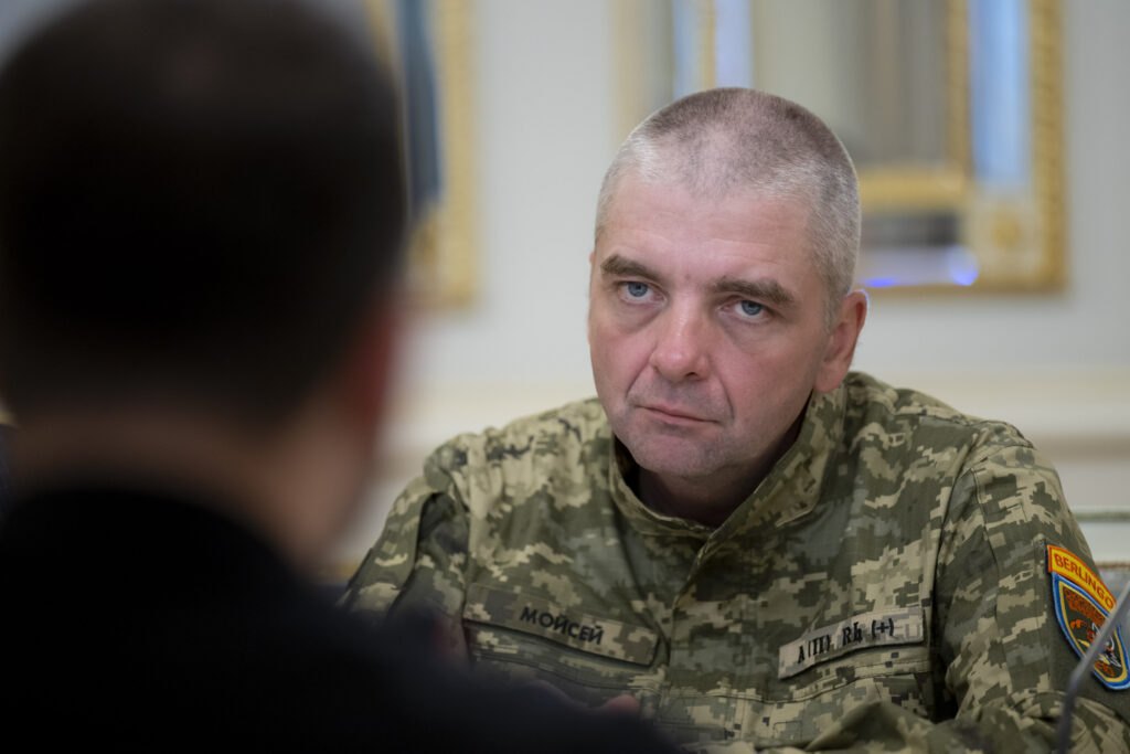 Maksym Butkevych after his release from Russian captivity at a meeting between President Volodymyr Zelenskyy and representatives of Ukrainian civil society on 23 October, 2024.