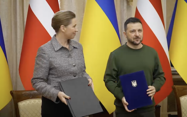 Denmark signs security agreement with Ukraine